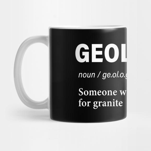 Geologist Definition by newledesigns